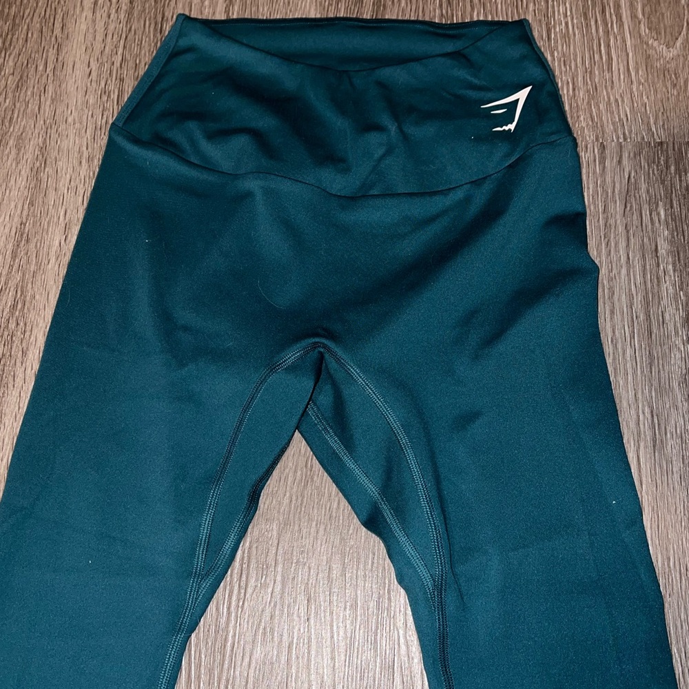 Gymshark Teal 7/8 training leggings